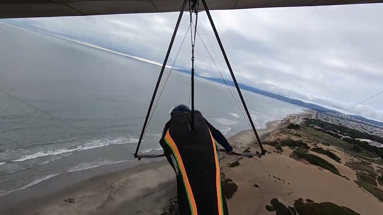 Hang Gliding Fort Funston, CA 7-23-2025: Nothing To See Here.