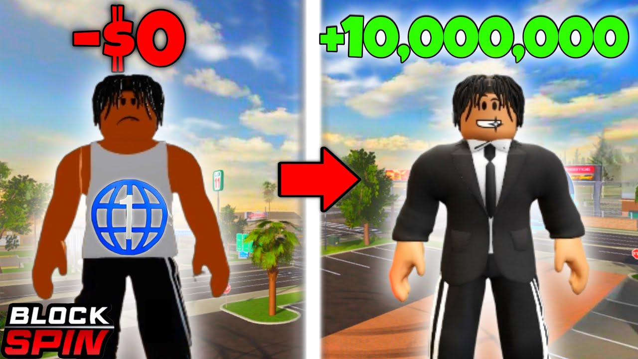 How to Make MILLIONS as a LEVEL 1 in Blockspin Roblox in 2025