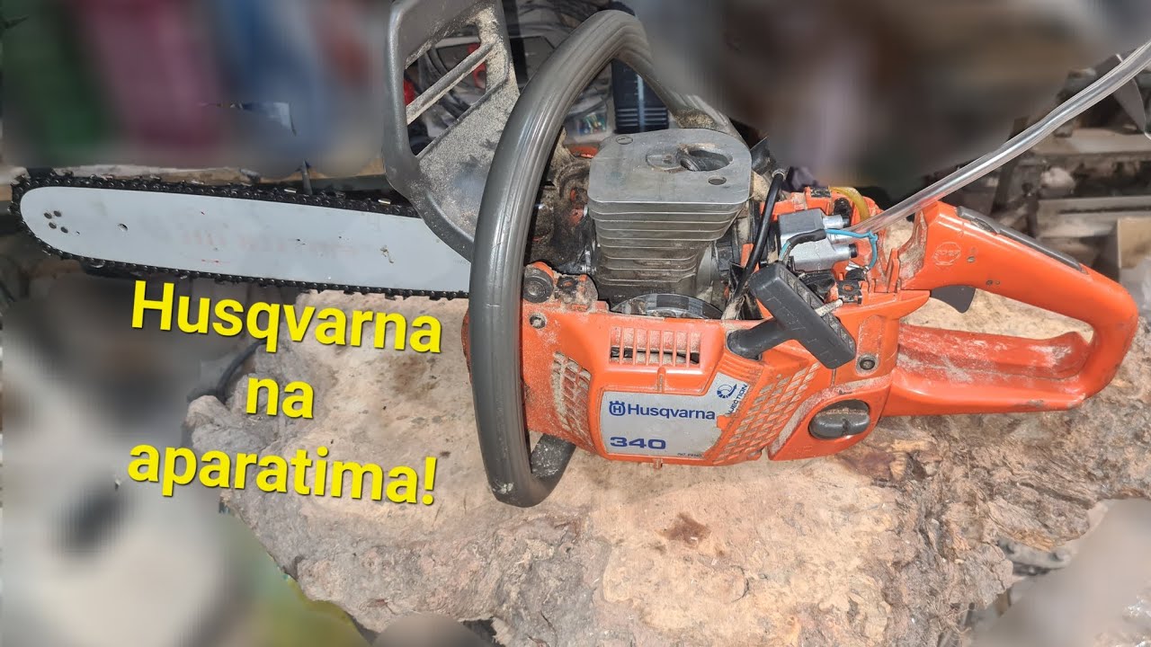 Husqvarna 340-- Ne Radi Na Leru, Tesko Pali!