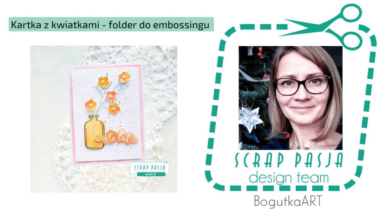 Embossing folder - tutorial na kartkę w stylu clean and simple.