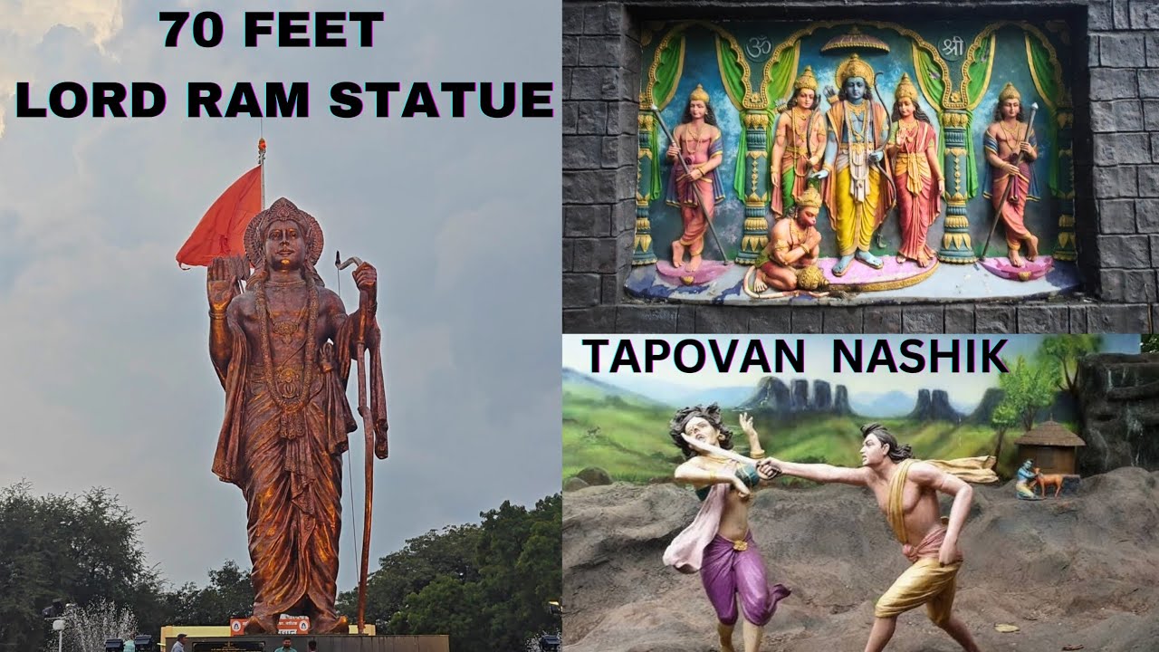 70 Feet Tall Lord Ram Statue Nashik | Tapovan Nashik | Biggest Lord Ram Statue India