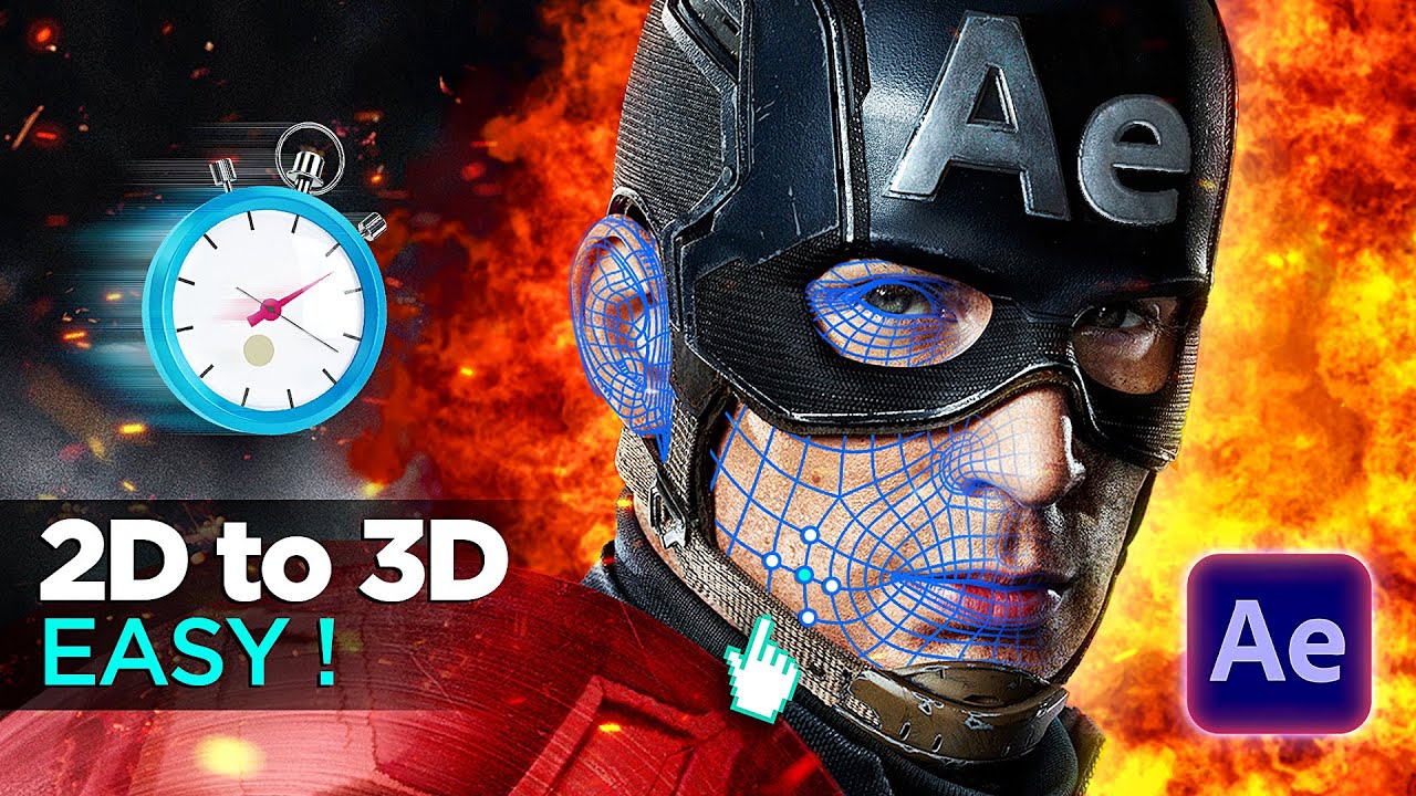 Как легко превратить 2D-ФОТОГРАФИИ в 3D с After Effects и VoluMax 6
