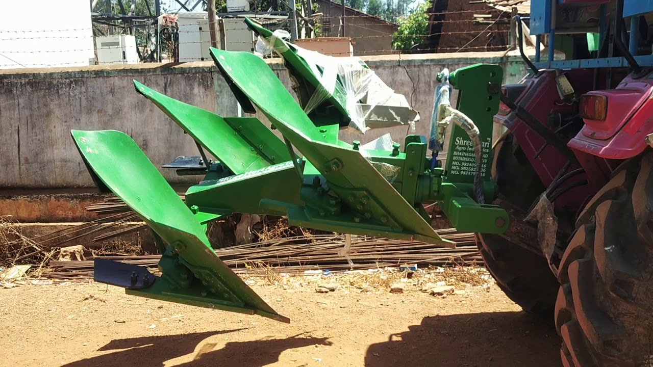 Shree hari agro industries Botad 2 mb reversible plough in first time Karnataka Arjun 605