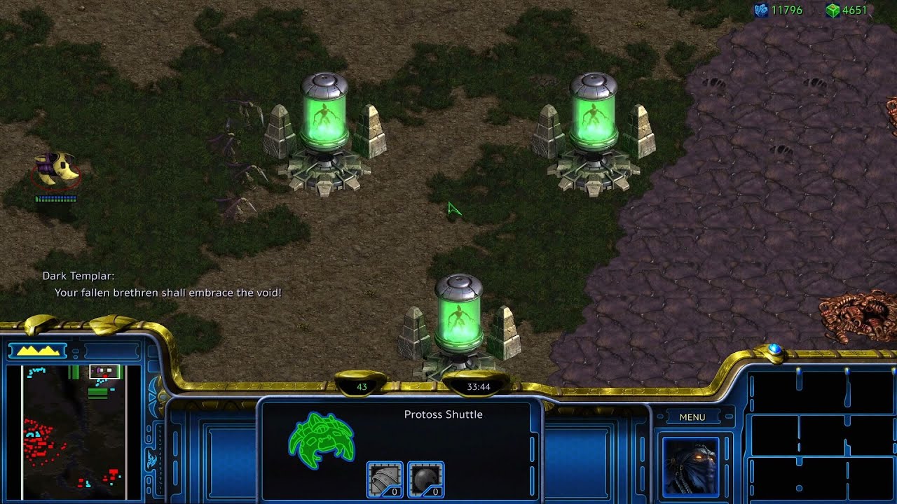 Zeratul encounters Ulrezaj on Aiur
