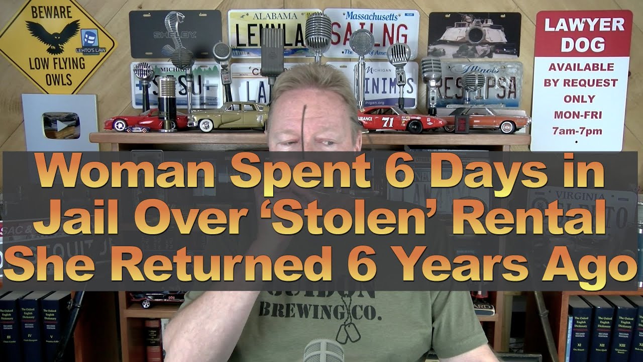 Woman Spent Six Days in Jail for 'Stolen' Rental Car She Returned Six Years Ago