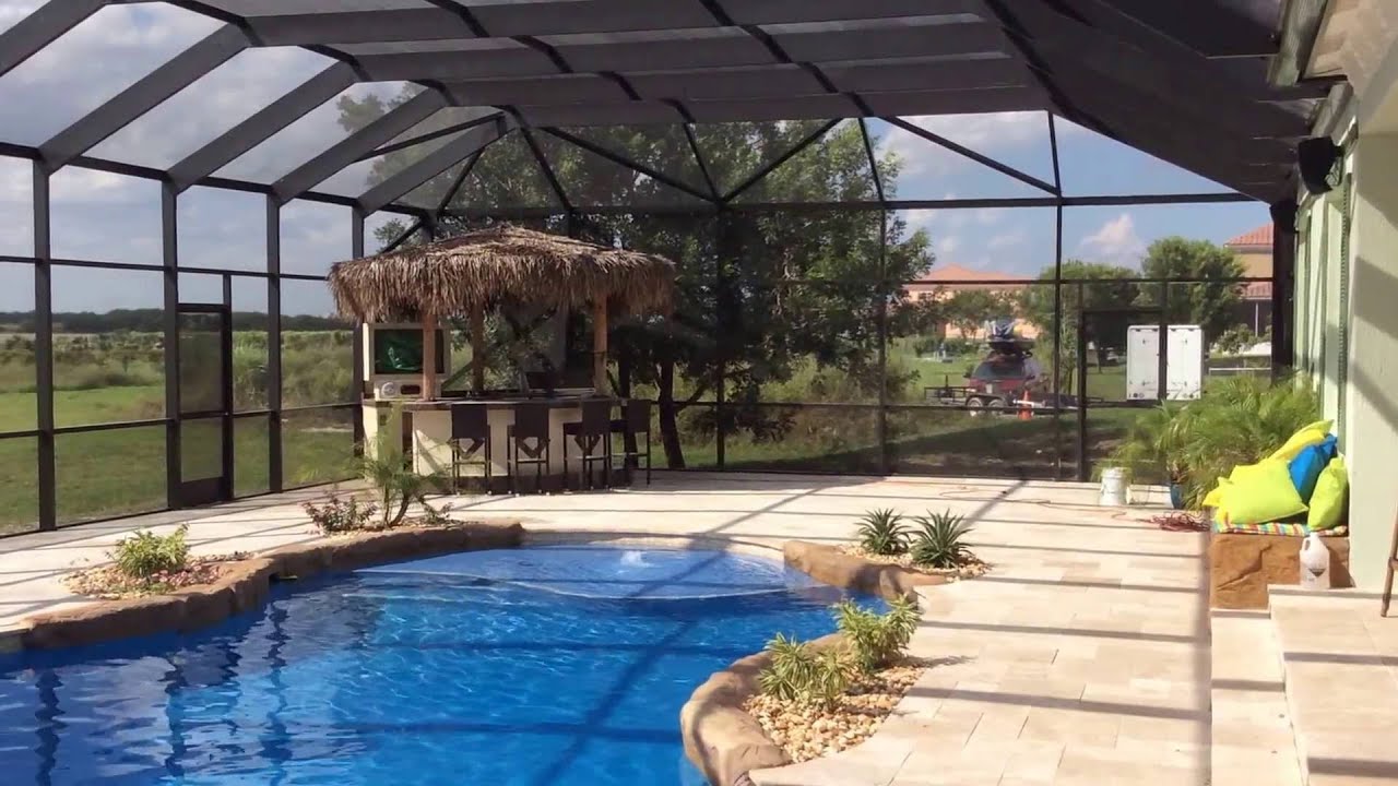 Aluminum Pool Screen Enclosure in Homestead, Florida - Venetian Builders