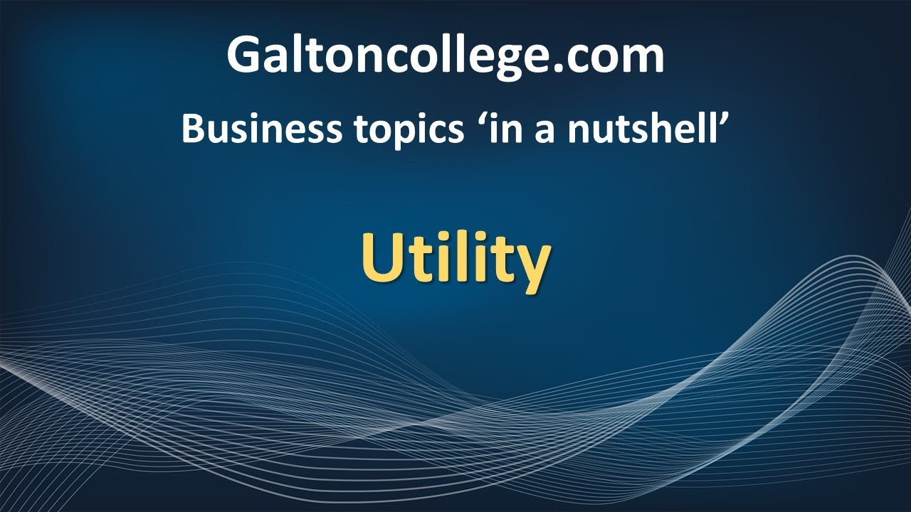 Utility in Economics