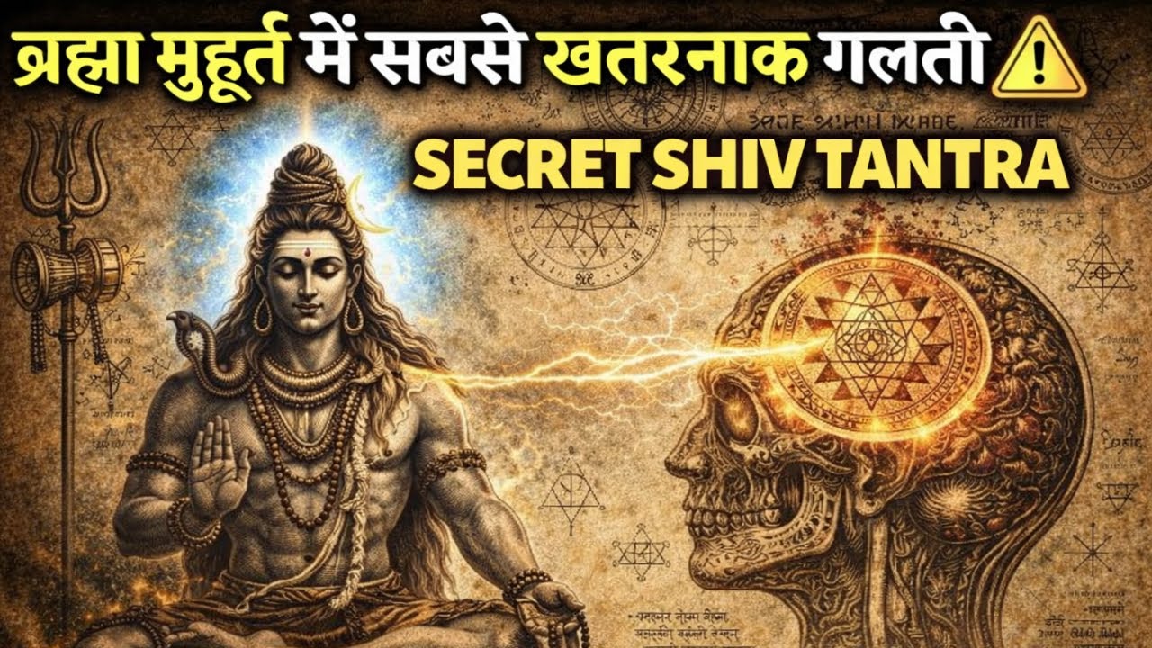 ब्रह्म मुहूर्त में सबसे खतरनाक गलती ⚠️ | शास्त्रों ने जिसे ‘काल-दोष’ कहा | SECRET SHIV TANTRA
