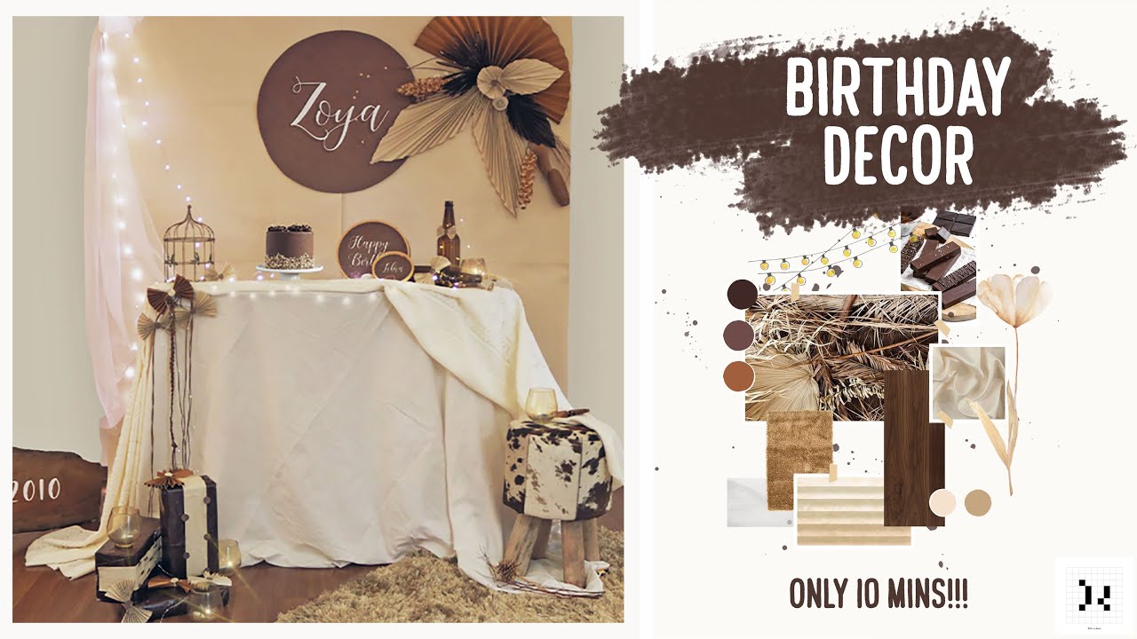 BIRTHDAY PARTY IDEAS | DIY | ECO-FRIENDLY | D.drive Decor
