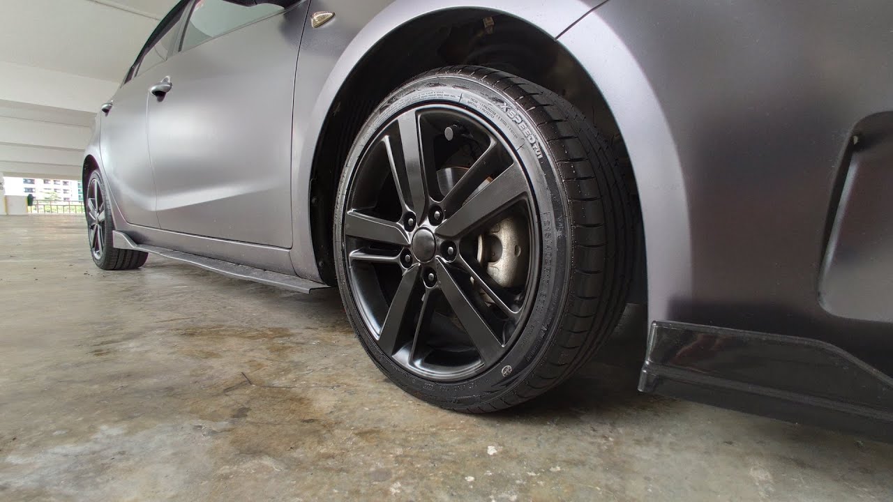 HOW TO SPRAY PAINT YOUR RIMS WITH RUBBER SPRAY CANS