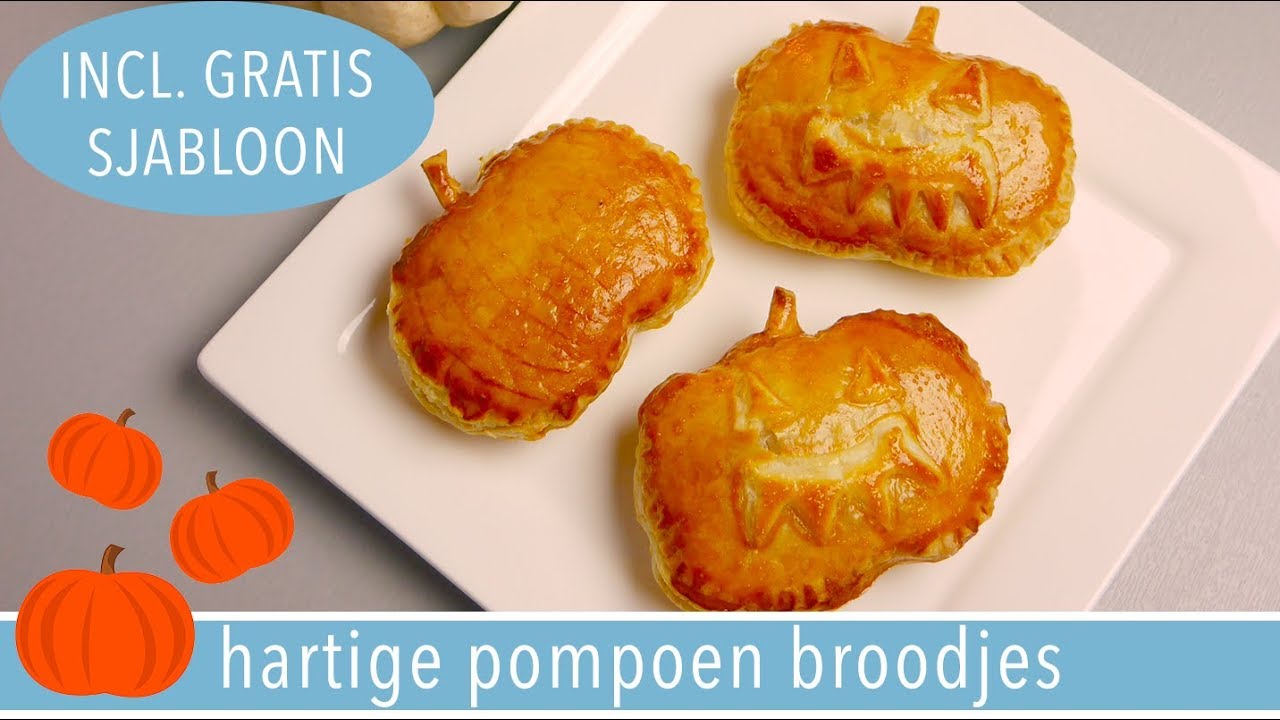 Hartige pompoenbroodjes, speciaal voor Halloween!🎃 | RENSKE VISSER