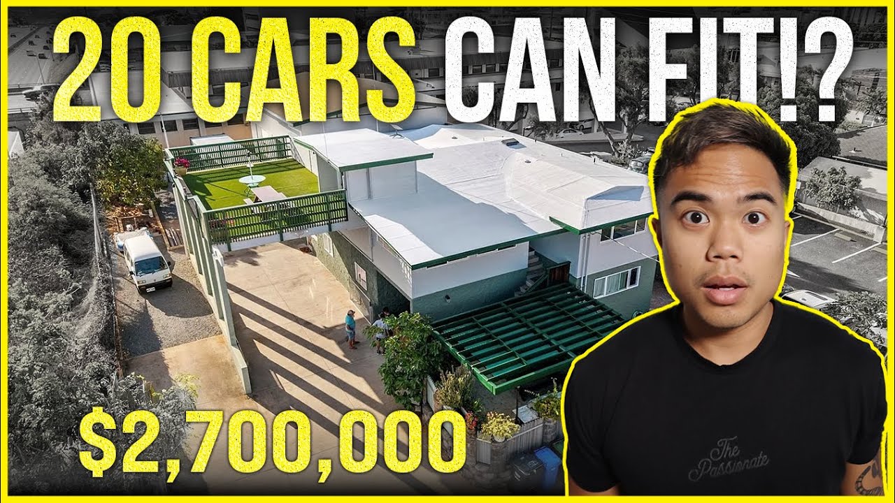 THIS $2,700,000 HAWAII HOME CAN FIT 20 CARS!!! | HAWAII REAL ESTATE