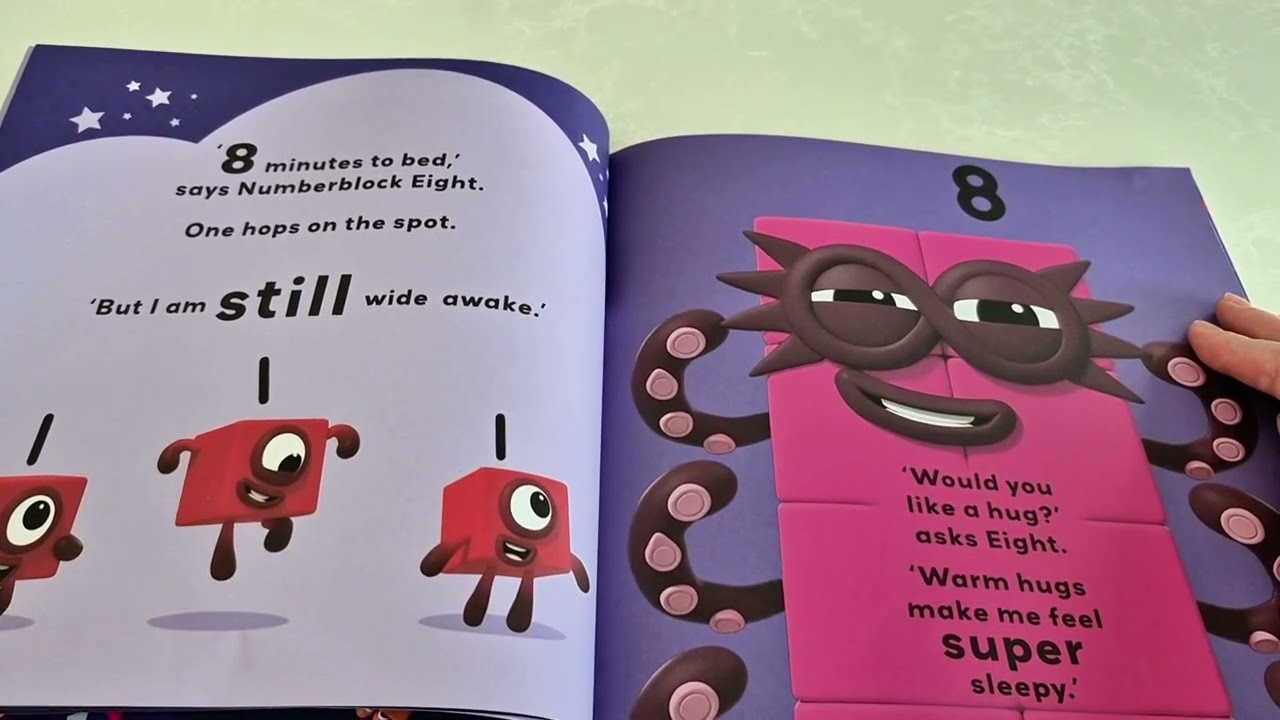 Обратный отсчет до сна от Numberblocks | Сказка на ночь для детей | Читаем вместе с мамой Милли