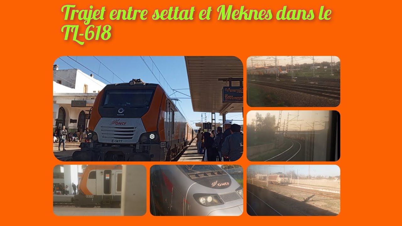 Trajet entre settat et Meknes dans le TL-618