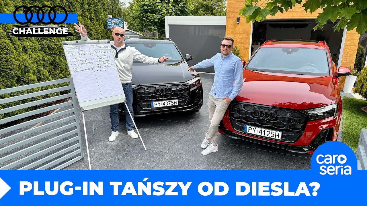 Audi Q7 w dieslu czy w hybrydzie plug-in? Audi Challenge #5 (PL/ENG 4K) | CaroSeria