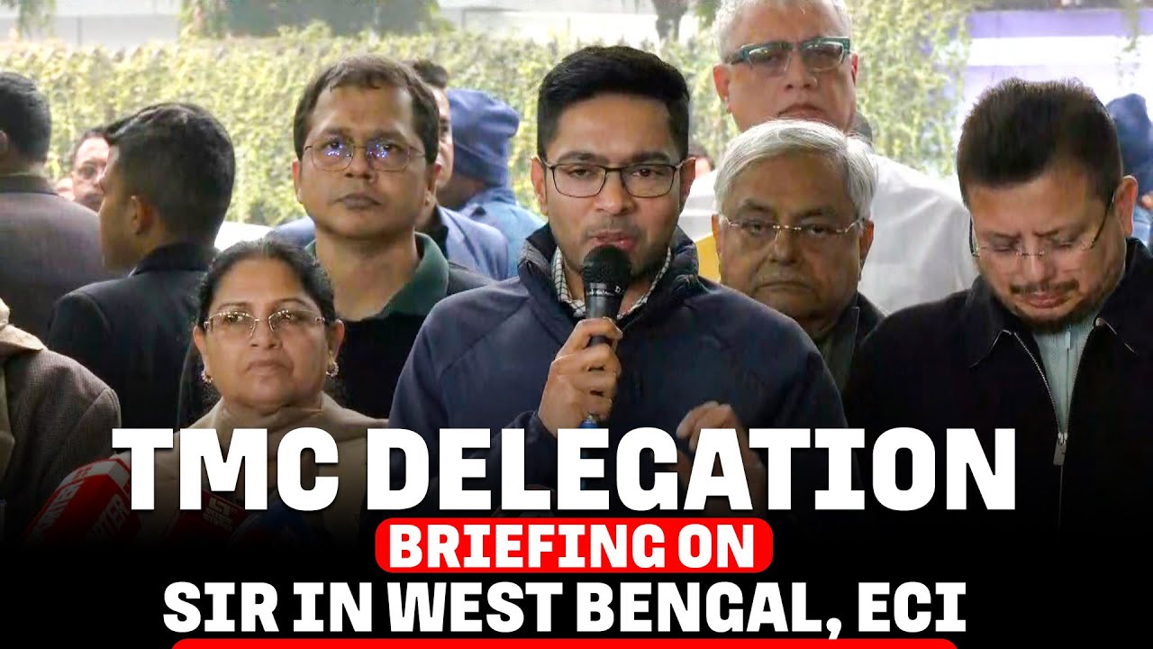 LIVE: TMC Delegation Meet Chief Election Commissioner Over SIR in West Bengal |Press Conference |BJP