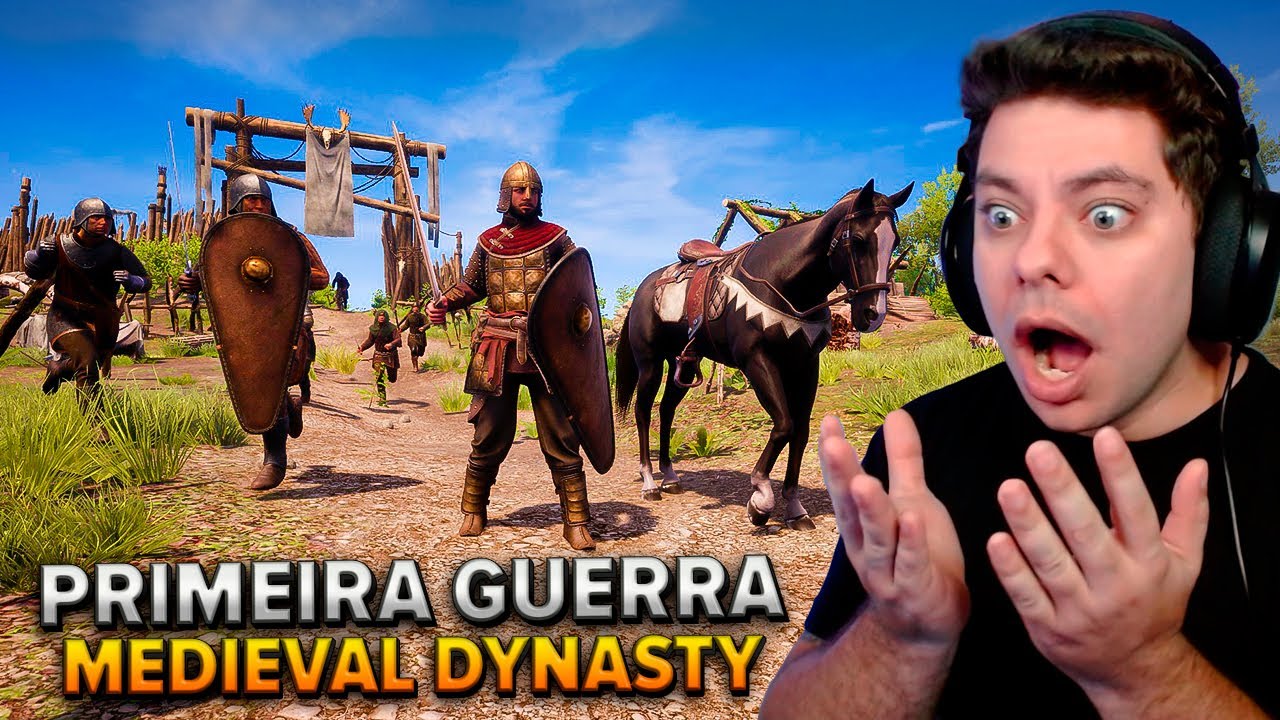PRIMEIRA GUERRA EM MEDIEVAL DYNASTY CONTRA OS BANDIDOS #55