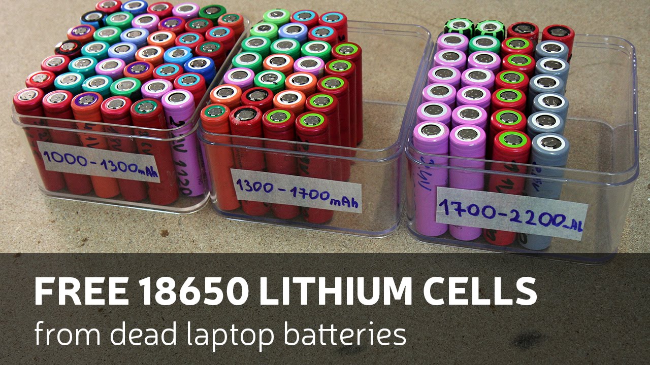How To Get: Free 18650 Lithium Cells From Dead Laptop Batteries