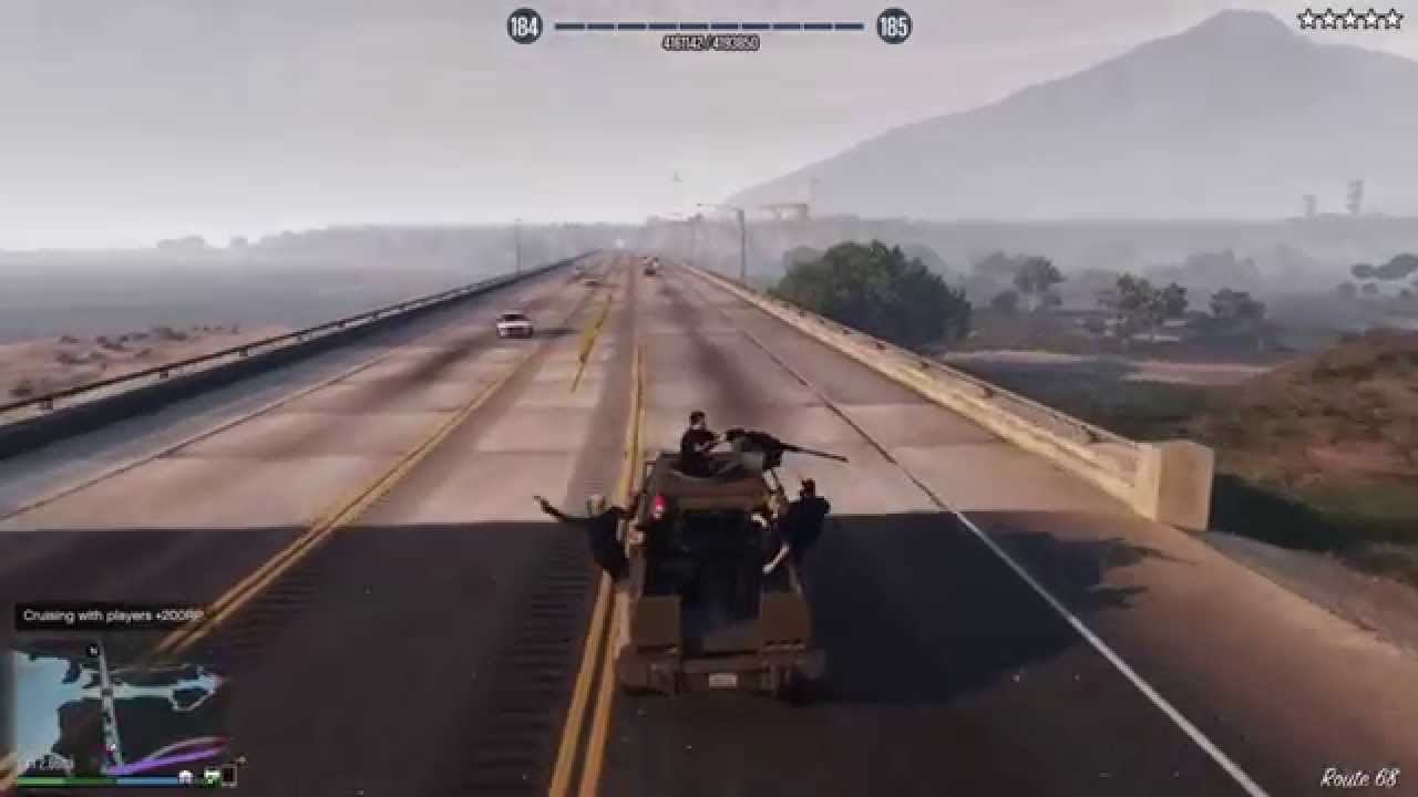 GTA5: 9 crew members in an Insurgent