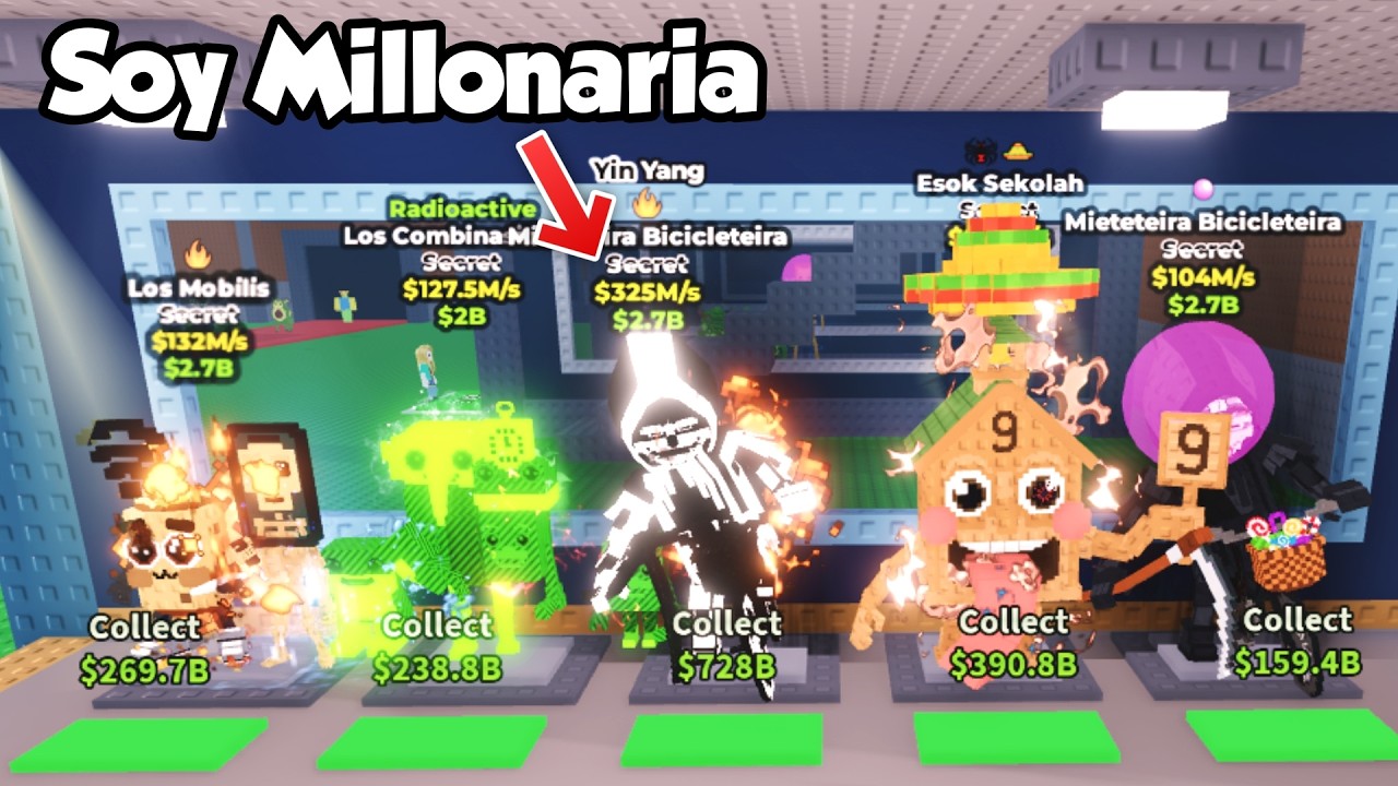 ME VOLV&Iacute; GUARDAESPALDAS de PVP en ROBA UN BRAINROT para HACERME MILLONARIA 🤑