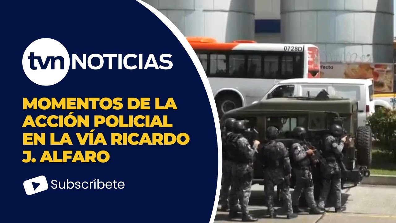 Acción Policial en Vivo: Tiroteo y Explosión en Ricardo J. Alfaro