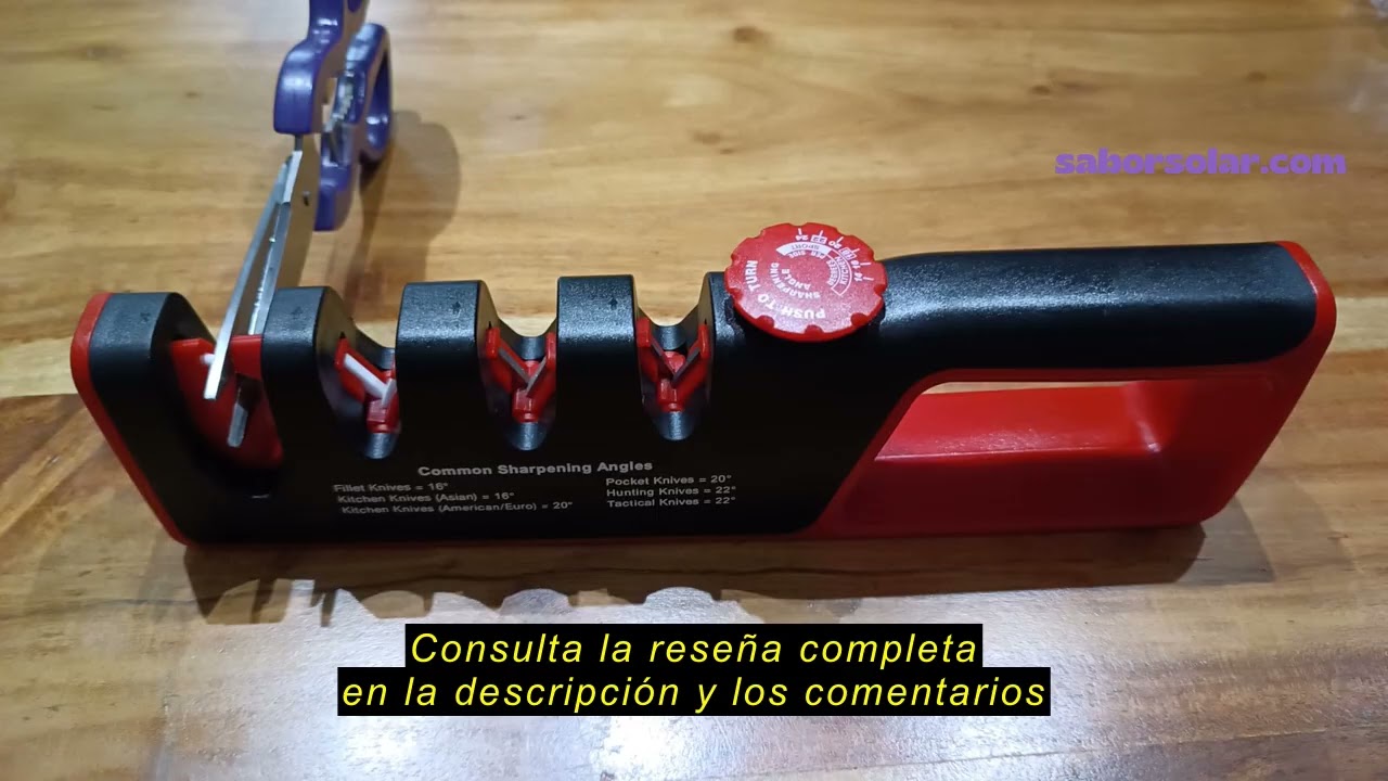 Reseña del Vonsera Afilador de Cuchillos 4 en 1, Afilador Arcos Cuchillos Chaira Afilar Cuchillos Mu