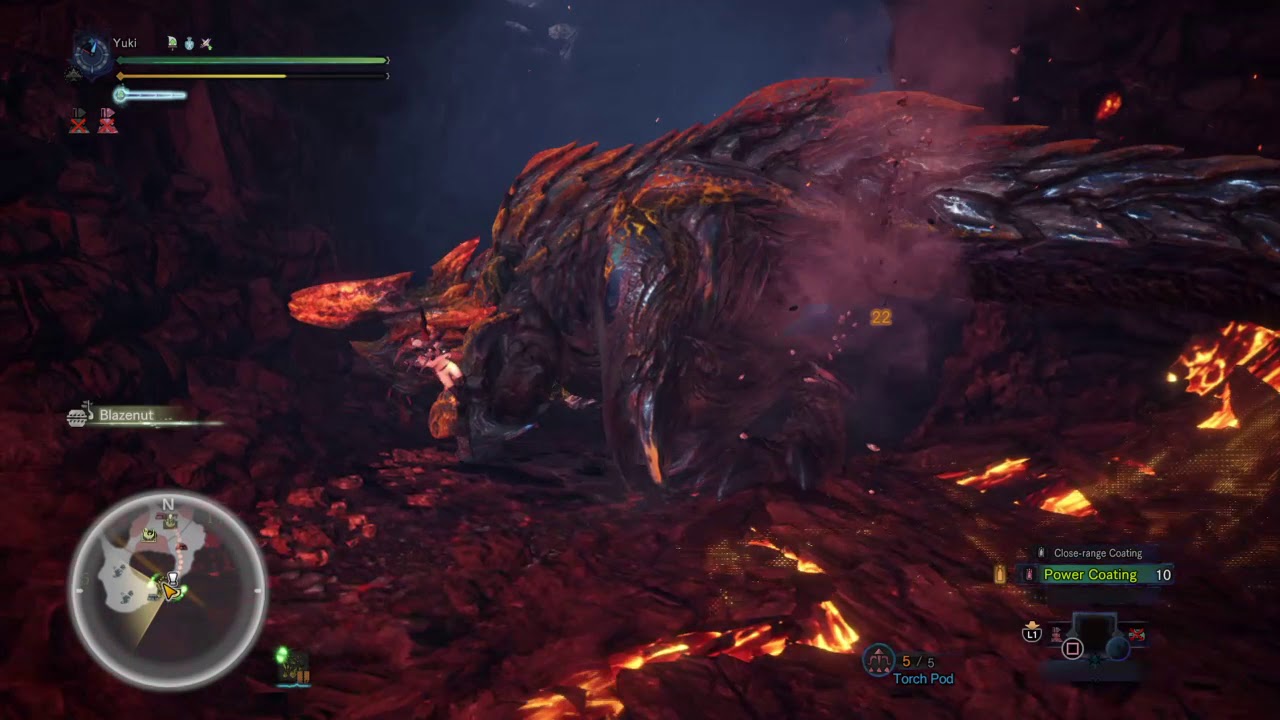 [MHW:IB PS4] Frostcraft bow test (Raging Rachydios, 4'33)