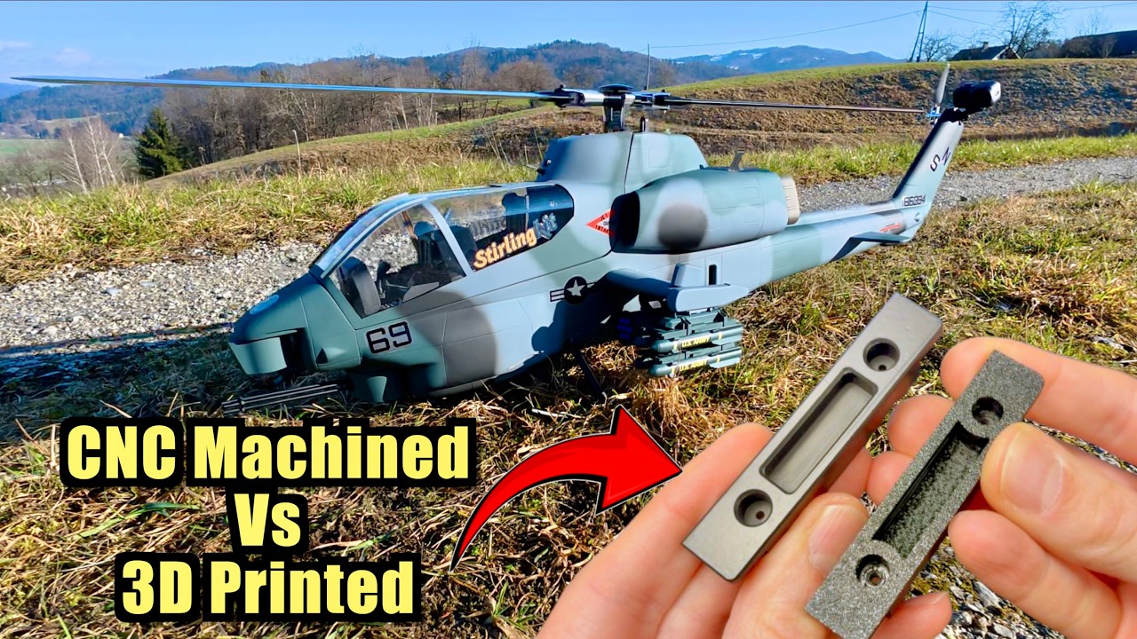Critical Part on my AH-1 Cobra Helicopter is Upgraded | MAKERA Carvera Air CNC Machine