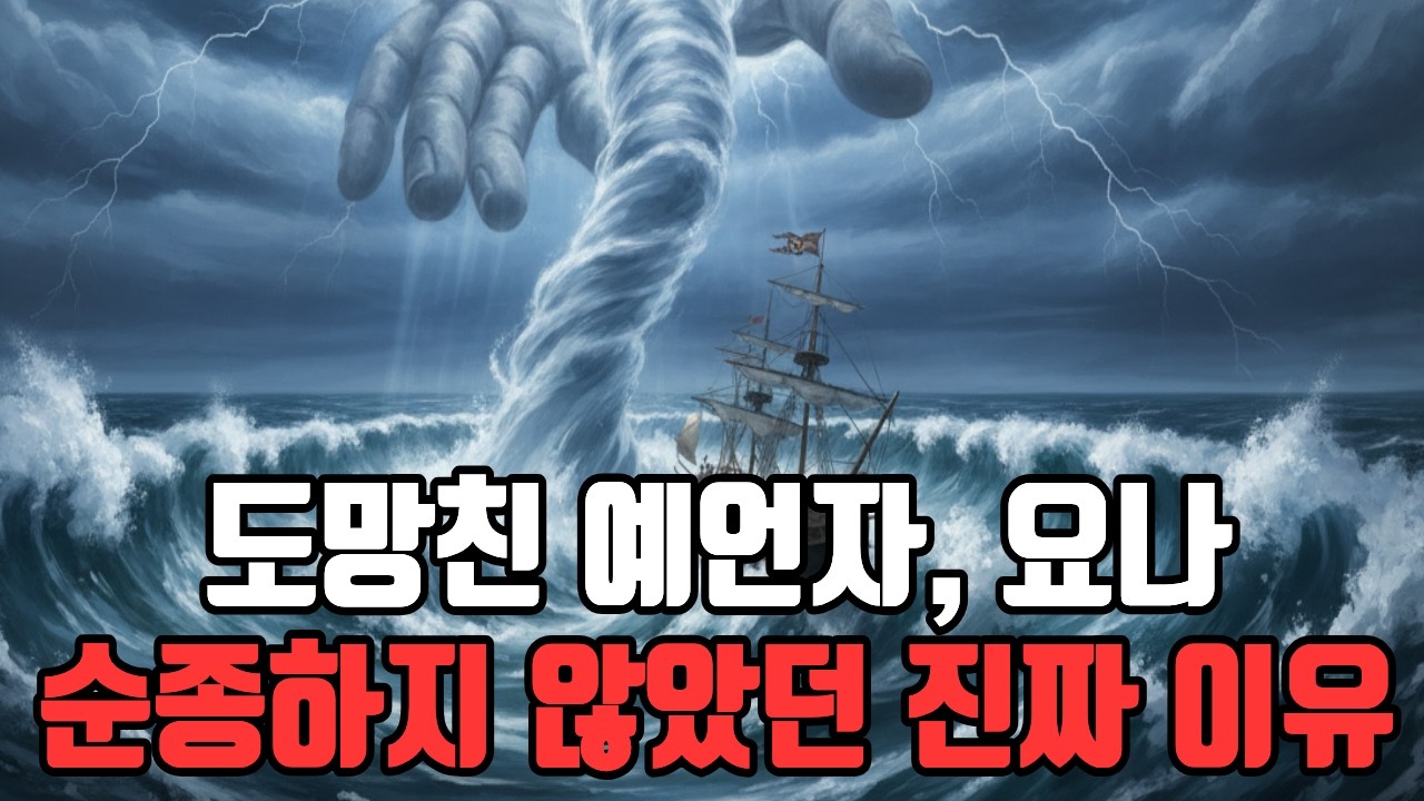 [성경탐구]요나의 도망, 두려움 때문이 아니었습니다 ; 4장에서 밝혀진 진짜 이유가 충격입니다