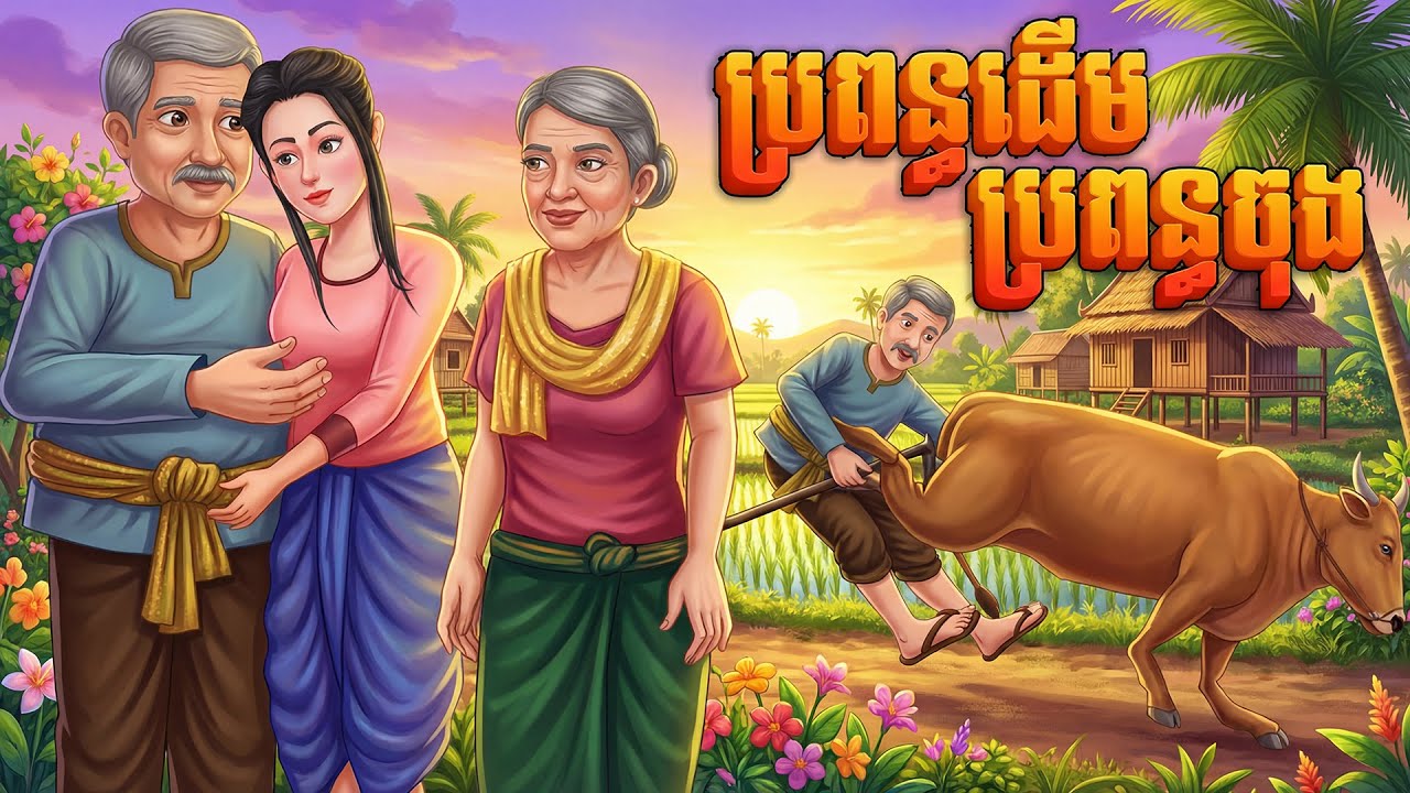 រឿង ប្រពន្ធដើម ប្រពន្ធចុង | ស្លឹកចេកមាស និទាន | Khmer Fairy Tales 2026