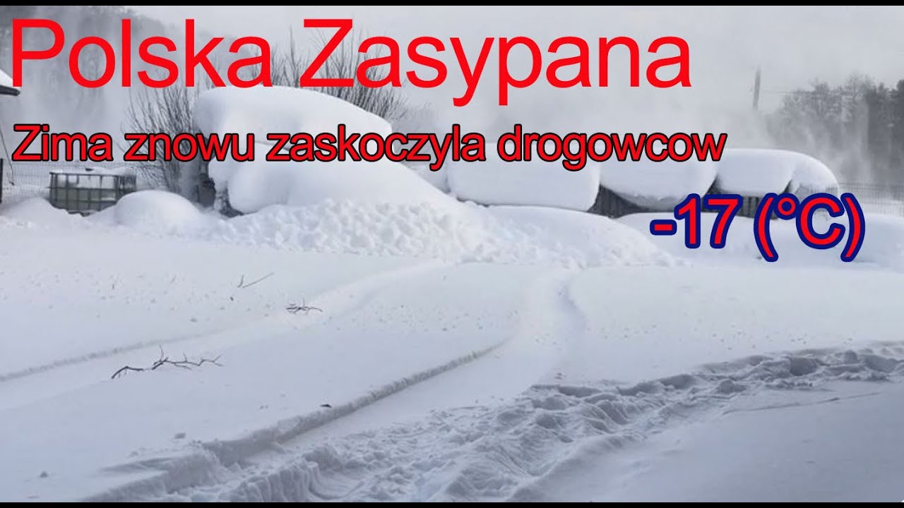 Zima znowu zaskoczyła odśnieżanie manitou cp425mt