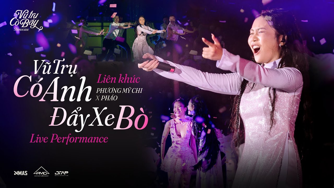 Phương Mỹ Chi (ft. Pháo) - Liên khúc Vũ Trụ Có Anh & Đẩy Xe Bò | Live Performance at Showcase