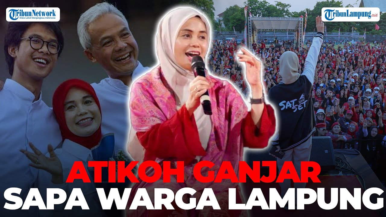 Istri Ganjar Pranowo ke Lampung, Siti Atikoh Kampanye Simpatik dan Gelar Bazar UMKM
