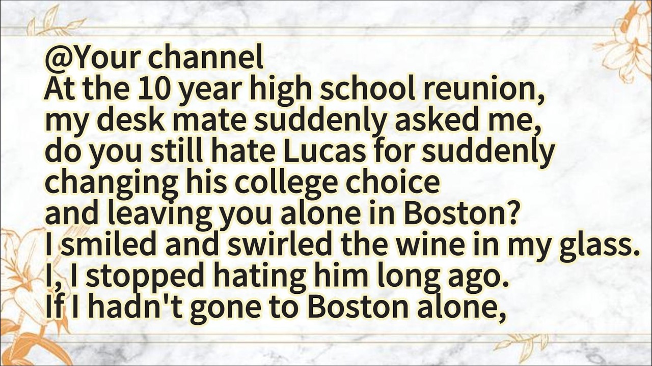 На встрече выпускников средней школы, состоявшейся спустя 10 лет,