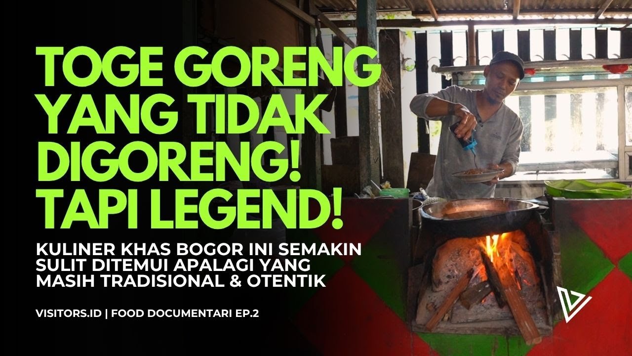 [KULINER LANGKA] 50 TAHUN JUALAN TOGE GORENG DI GANG SAMPING KEBUN RAYA BOGOR | VISITBOGOR VISITUDIO