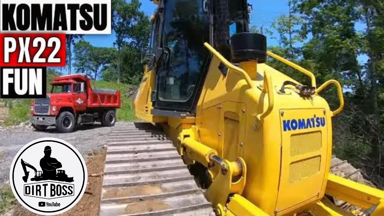 Playing on a Komatsu D51PX22 dozer