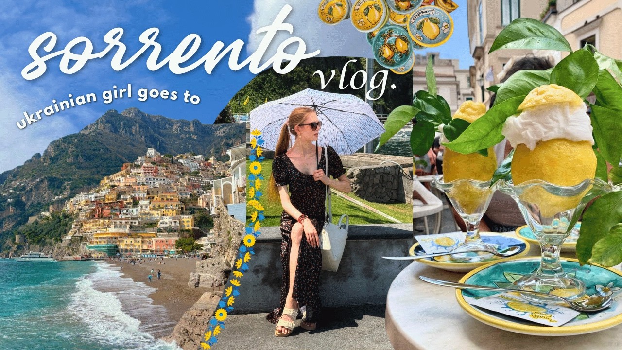 Славянка в Италии 🍋 влог из Сорренто на Амальфитанском побережье (так красиво!) 🇮🇹 | No&euml;lle Alexa...