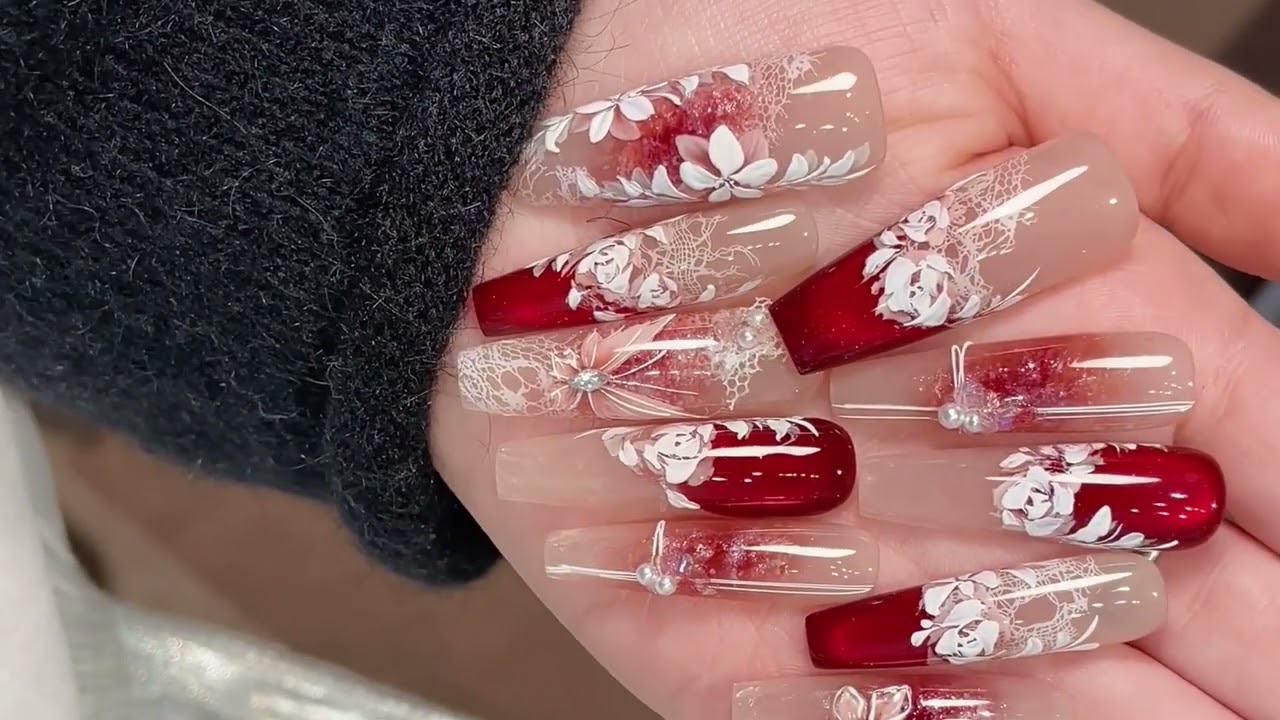 Top Luxury Rhinestone Nail Designs | Easy DIY Nail Designs You Can Do at Home for Beginners | Day 48