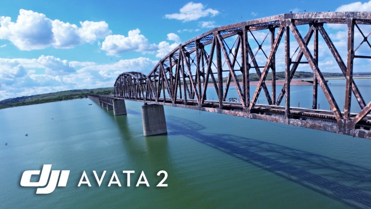 Risky Bridge Fly-thru in South Dakota // DJI Avata 2