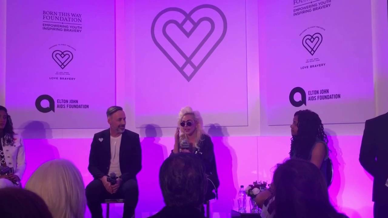 Lady Gaga's Press Conference at 'Love Bravery' Launch Event