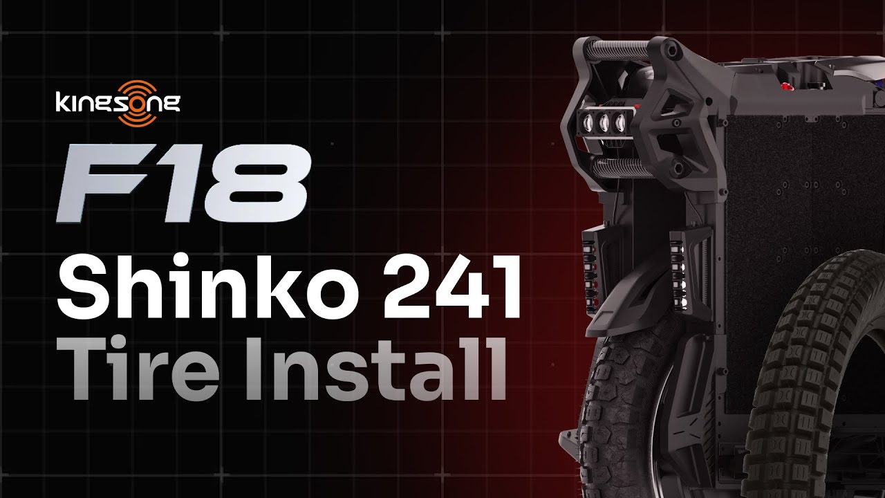 Kingsong F18 with the Shinko 241 Tire