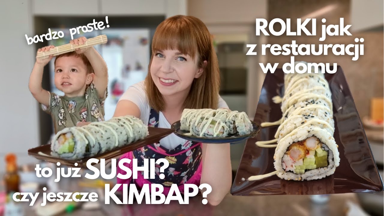 Jak zrobić rolki, jak sushi z restauracji, w domu! - Odwrócony kimbap - PROSTY PRZEPIS