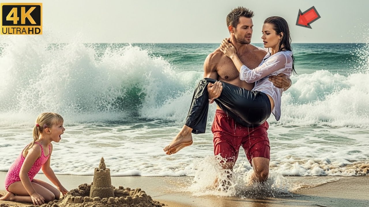 Single Dad Saved a Woman From the Waves — Unaware She Was a Billionaire Who Fell in Love With Him..