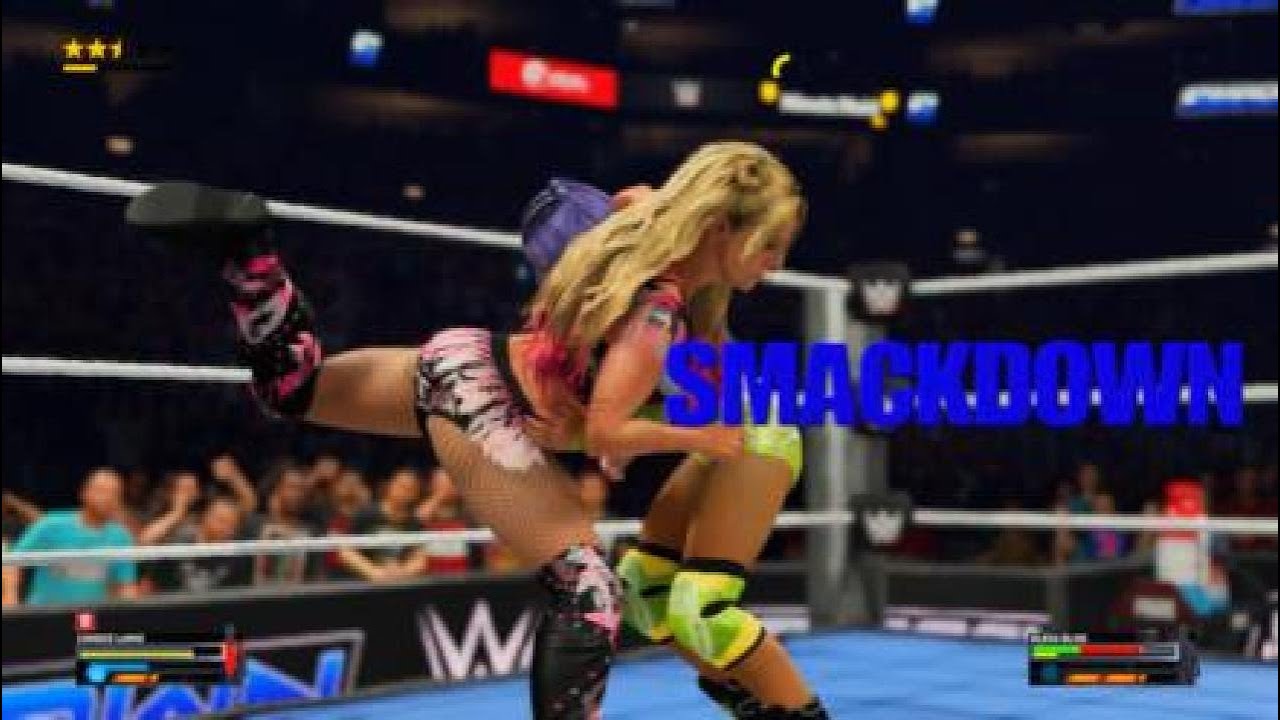 WWE 2K25 SMACKDOWN ALEXA BLISS DEFEATS CANDICE LARAE TO HEAD TO ELIMINATION CHAMBER!!!!