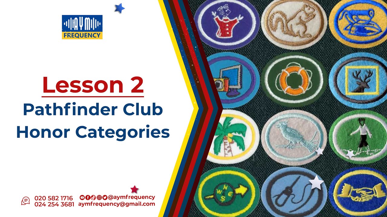 Discover the categories of Pathfinder Honors