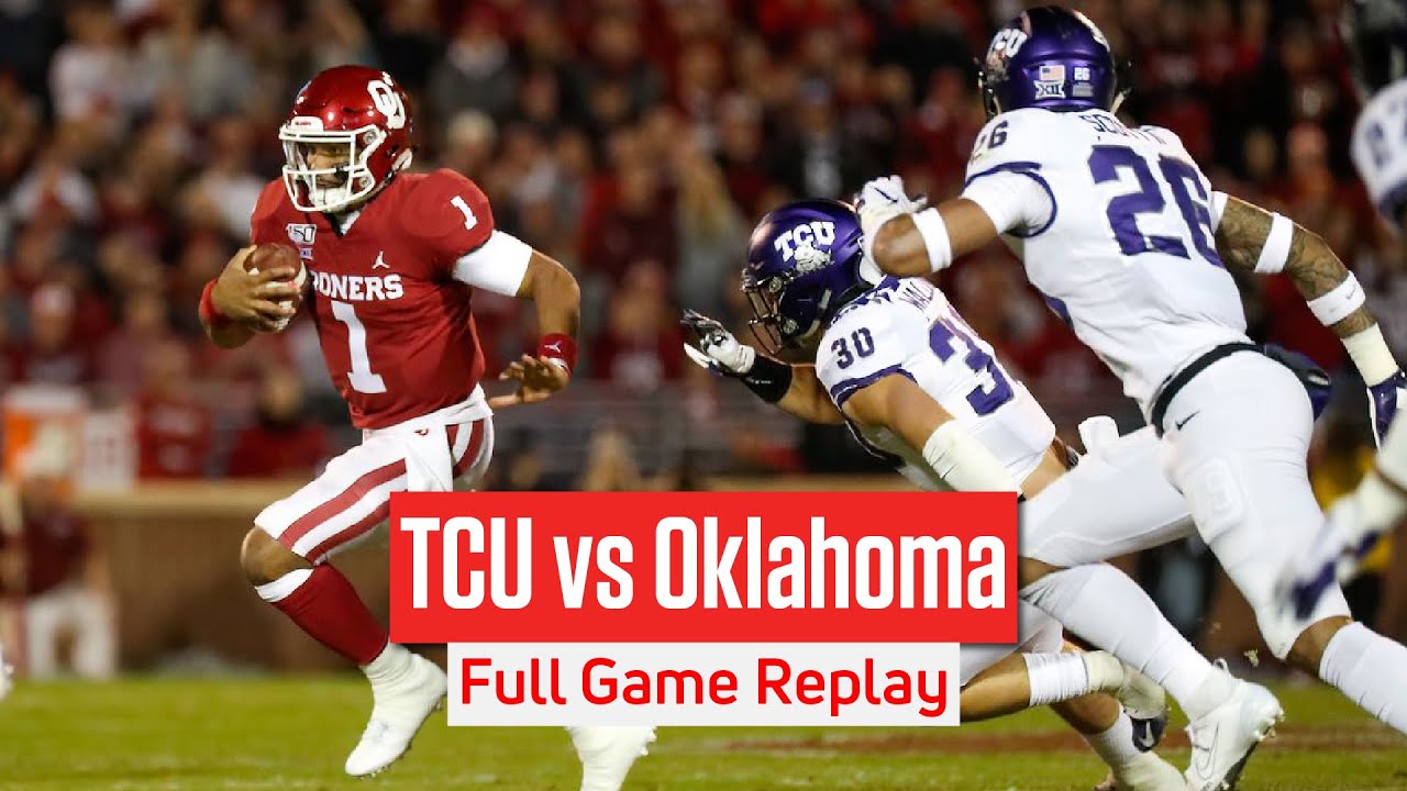 TCU vs Oklahoma Football Full Game Replay | 2019 BIG 12 Football
