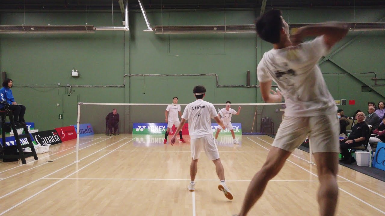 Duncan Yao-Ziyi Jackson v Sing Wai Chow-Lap Kan Pong-2023 YONEX BC Senior Elite Badminton Champs