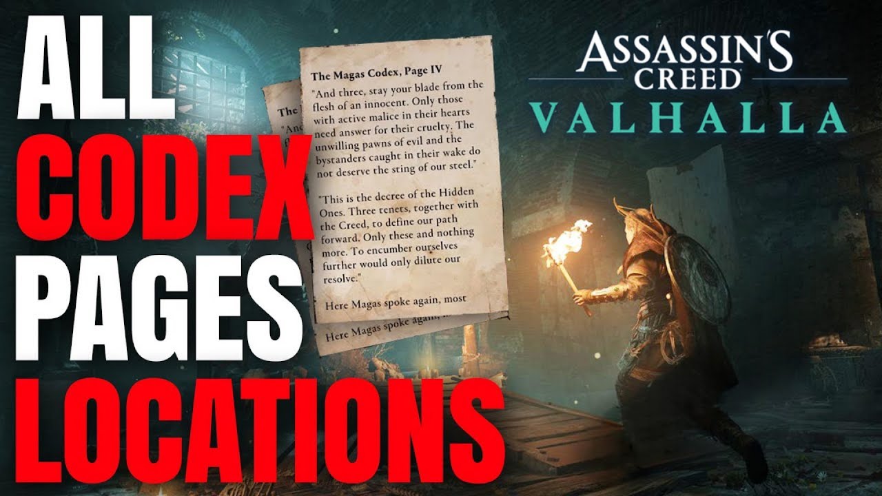 AC Valhalla: All Codex Pages & Bureau Locations (100% Guide)