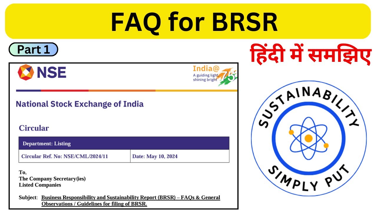FAQ for BRSR -Explained in Hindi (हिंदी)
