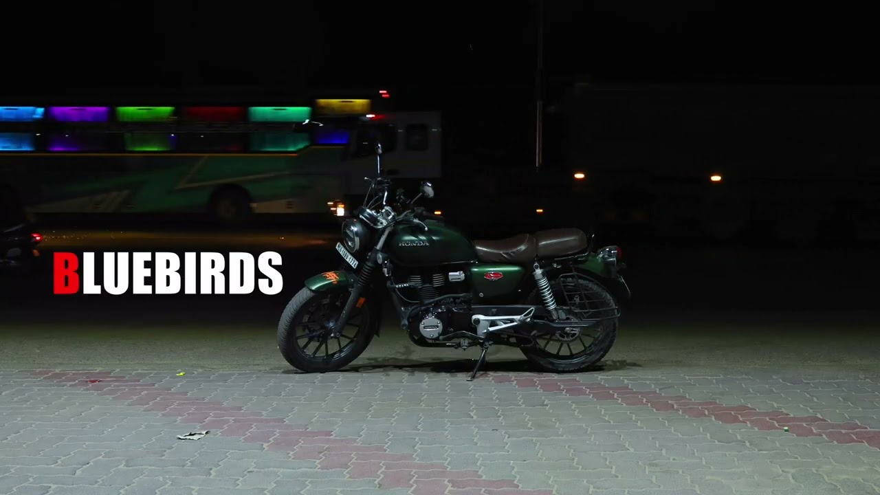 Honda CB350 Night Ride at Petrol Pump | Raw Exhaust Note #cb350 #bikeride 